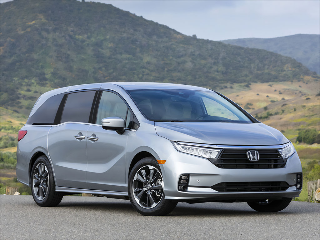 Honda Odyssey 2018-2024 Piano Black Pillar Trim