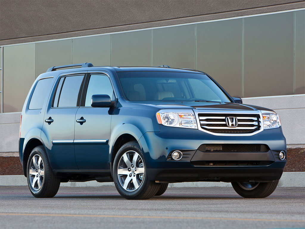 Honda Pilot 2009-2015 Piano Black Pillar Trim