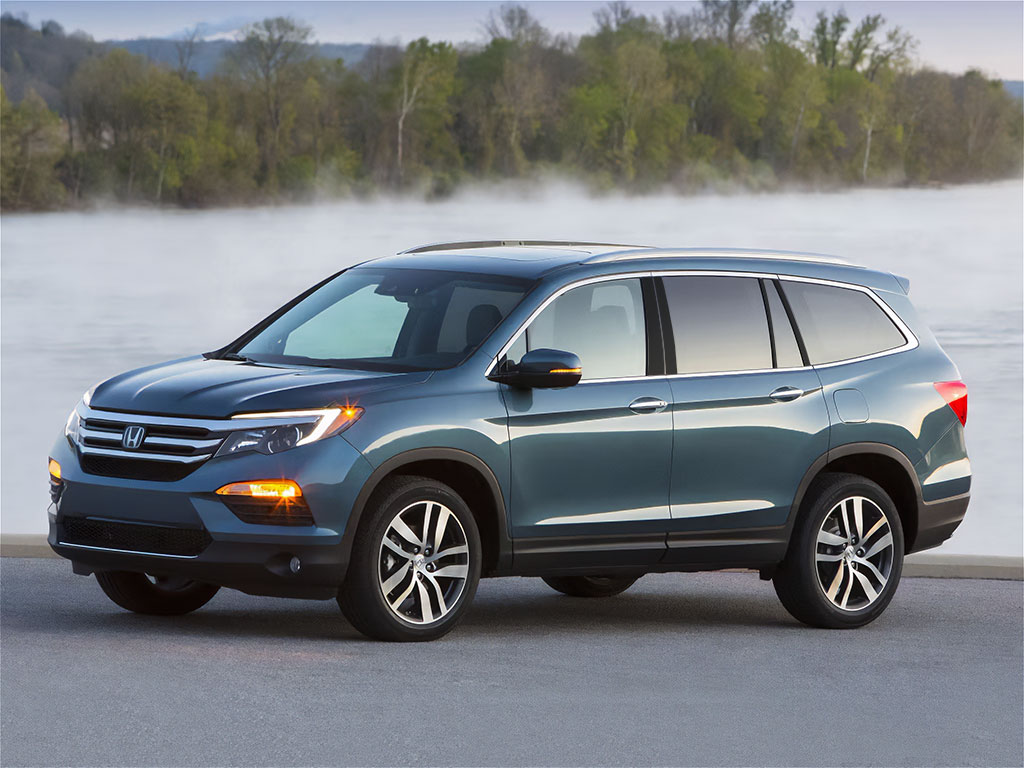 Honda Pilot 2016-2022 Matte Black Pillar Trim