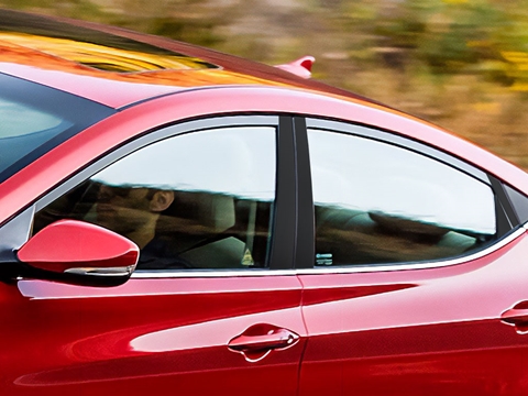 Rvinyl™ Hyundai Elantra 2011-2016 Matte Black Pillar Covers