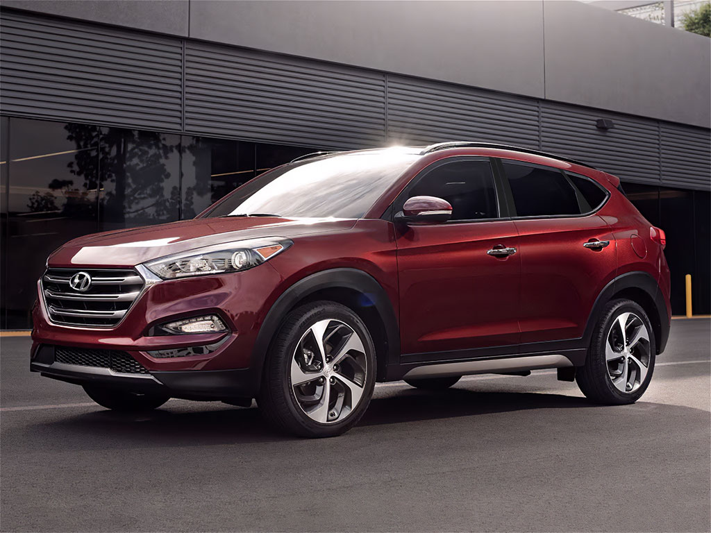 Hyundai Tucson 2016-2021 Piano Black Pillar Trim