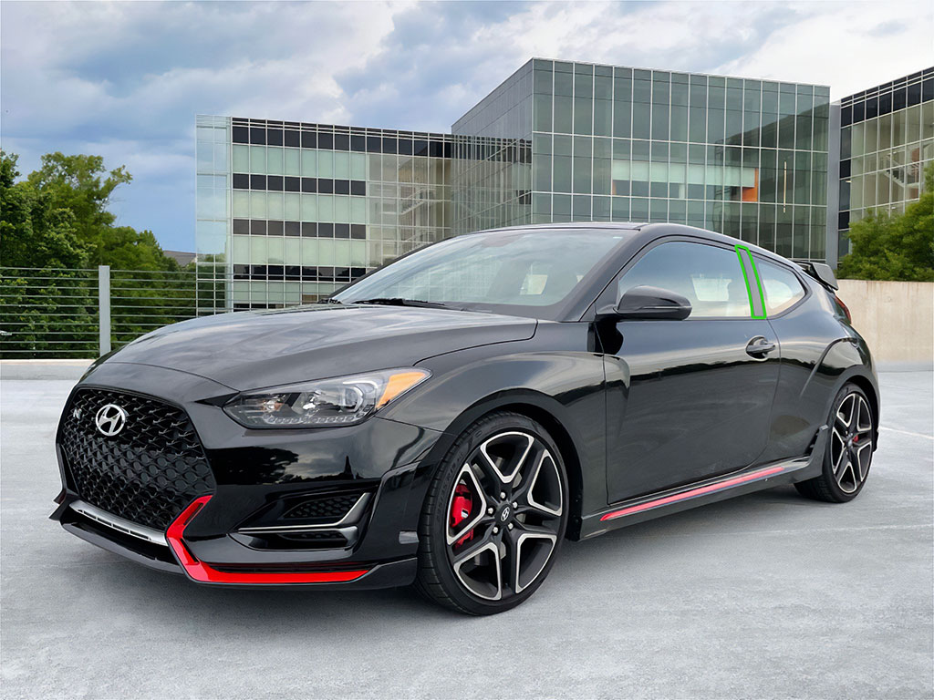 Hyundai Veloster 2019-2022 Pillar Post Trim Installation Location