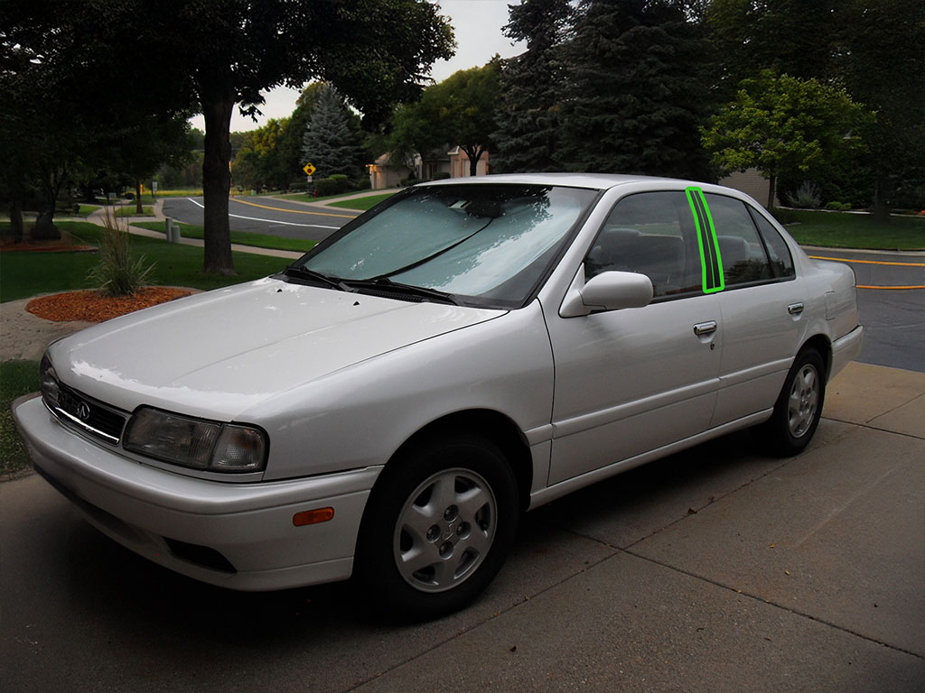 Infiniti G20 1991-1996 Pillar Post Trim Installation Location