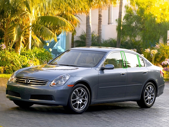 Infiniti G35 2003-2006 Pillar Post Trim Installation Location