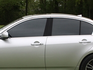 Infiniti G35 2007-2008 Gloss Black Pillar Trim Diagram