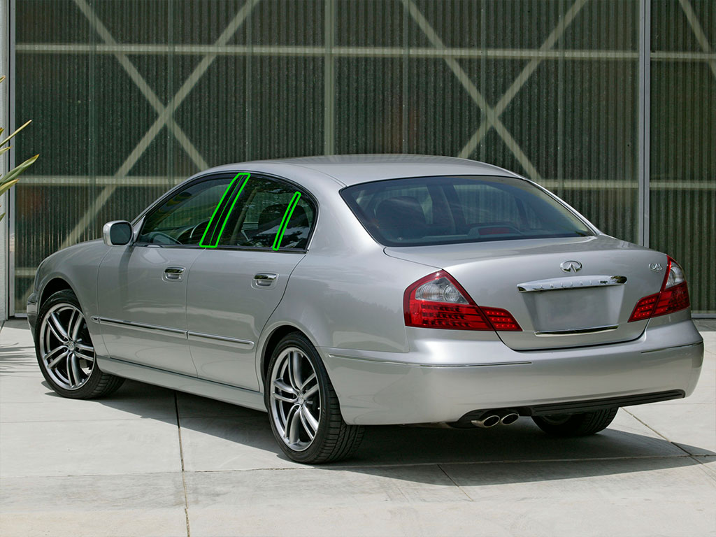 Infiniti Q45 2002-2006 Pillar Post Trim Installation Location