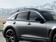 Infiniti QX70 2009-2019 Matte Black Pillar Trim Diagram