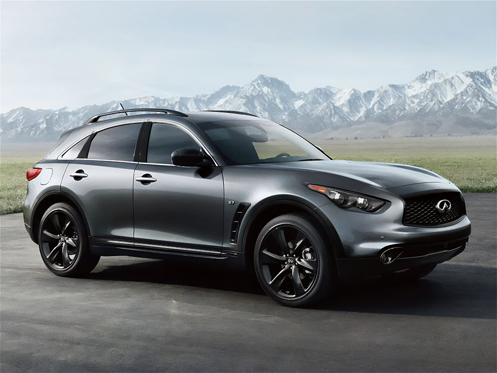 Infiniti QX70 2009-2019 Matte Black Pillar Trim