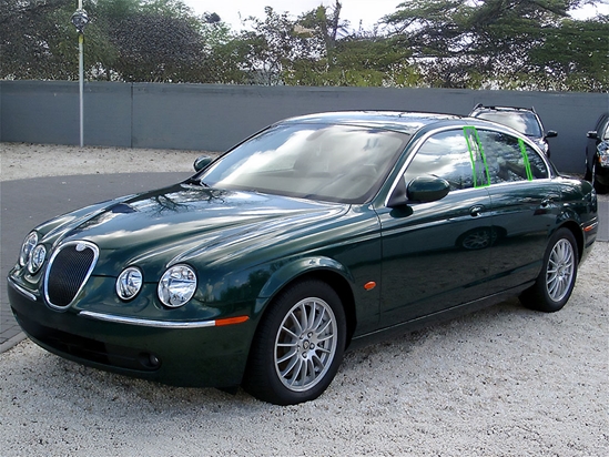 Jaguar S-Type 2000-2008 Pillar Post Trim Installation Location