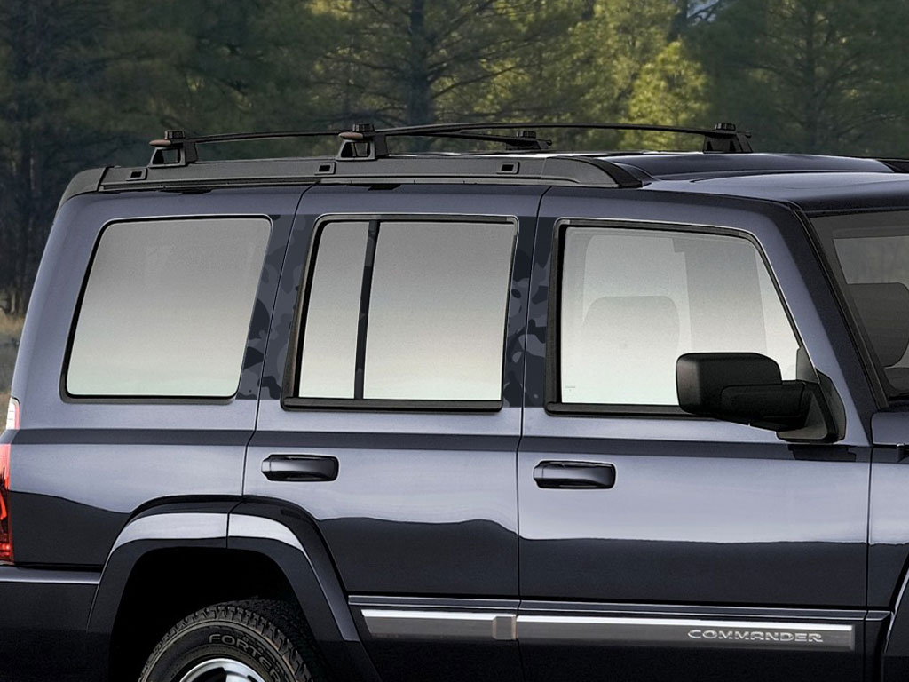 Jeep Commander 2006-2010 Camo Pillar Trim Diagram