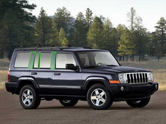 Jeep Commander 2006-2010 Pillar Post Trim Installation Location