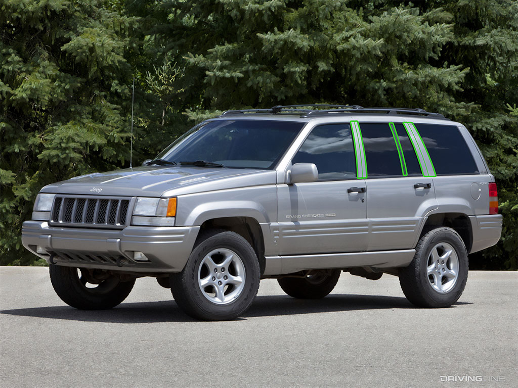 Jeep Grand Cherokee 1993-2004 Pillar Post Trim Installation Location