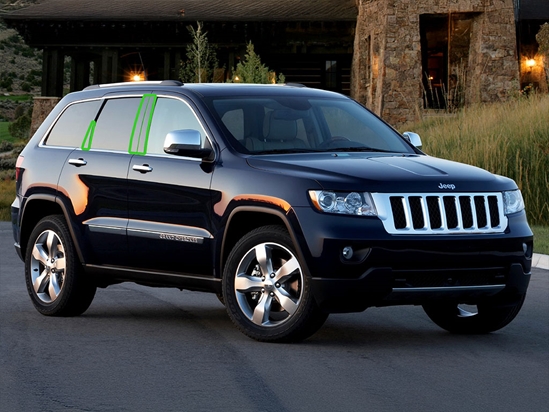 Jeep Grand Cherokee 2005-2010 Pillar Post Trim Installation Location