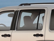 Jeep Liberty 2008-2012 Brushed Aluminum Black Pillar Trim Diagram