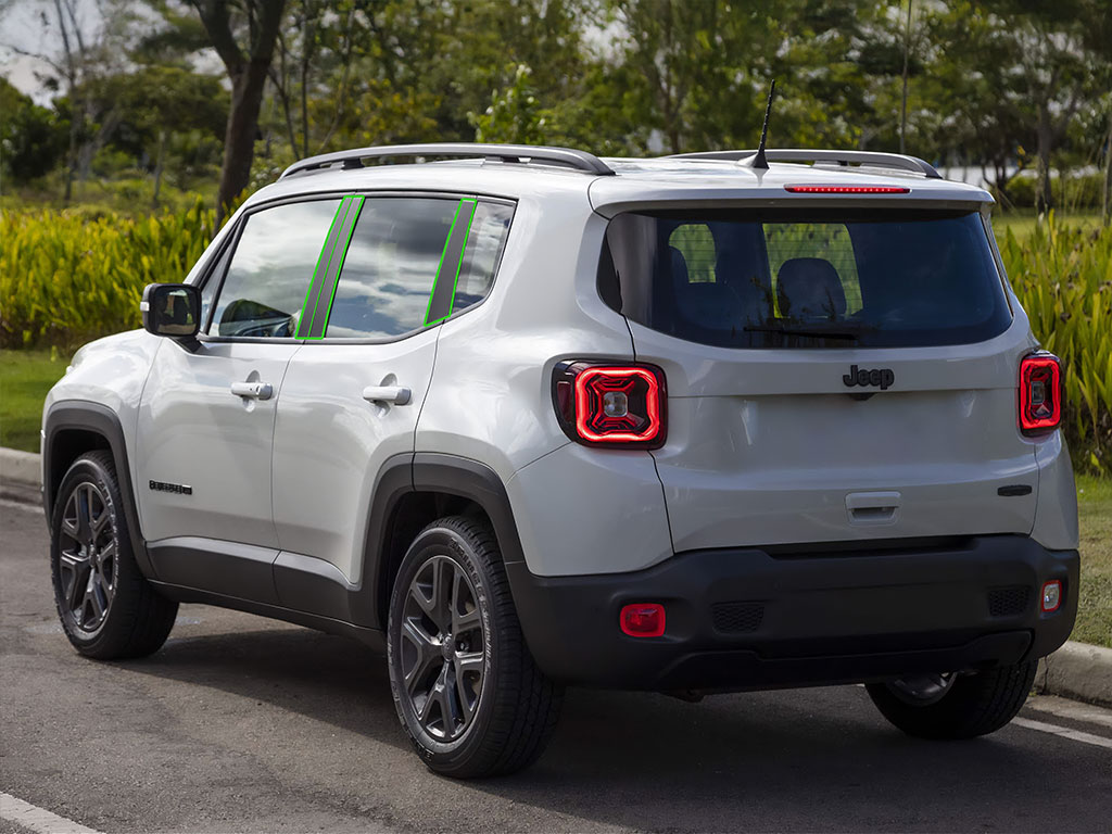 Jeep Renegade 2015-2021 Pillar Post Trim Installation Location