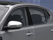 Kia Optima 2007-2010 Brushed Aluminum Black Pillar Trim Diagram