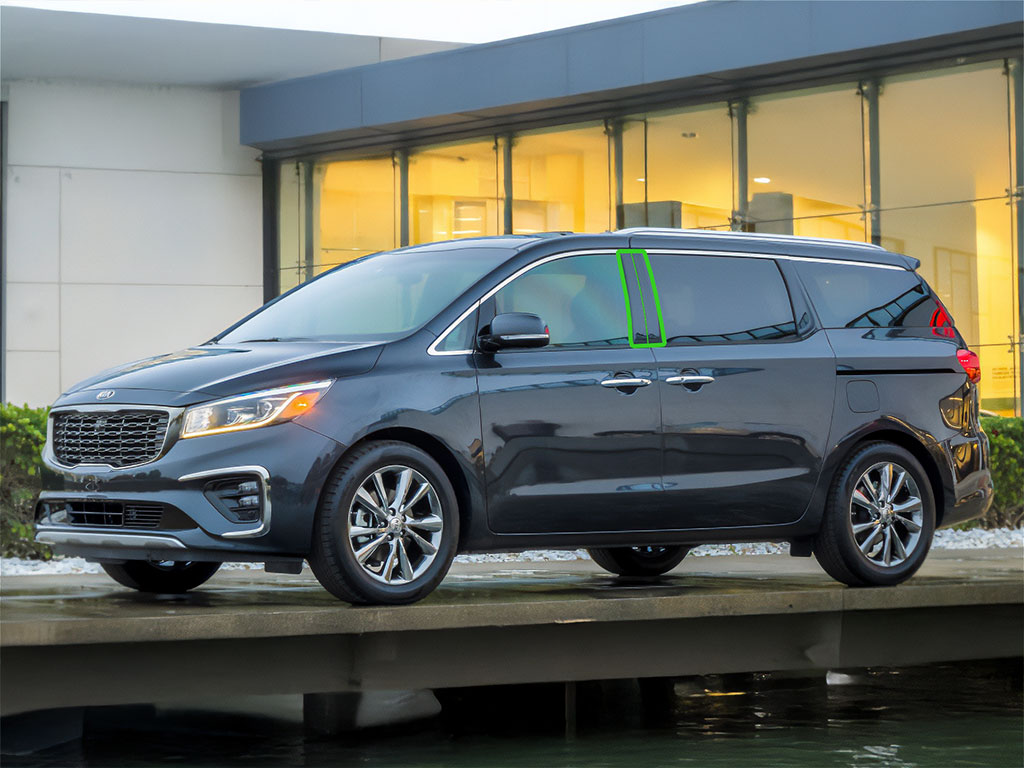 Kia Sedona 2014-2021 Pillar Post Trim Installation Location