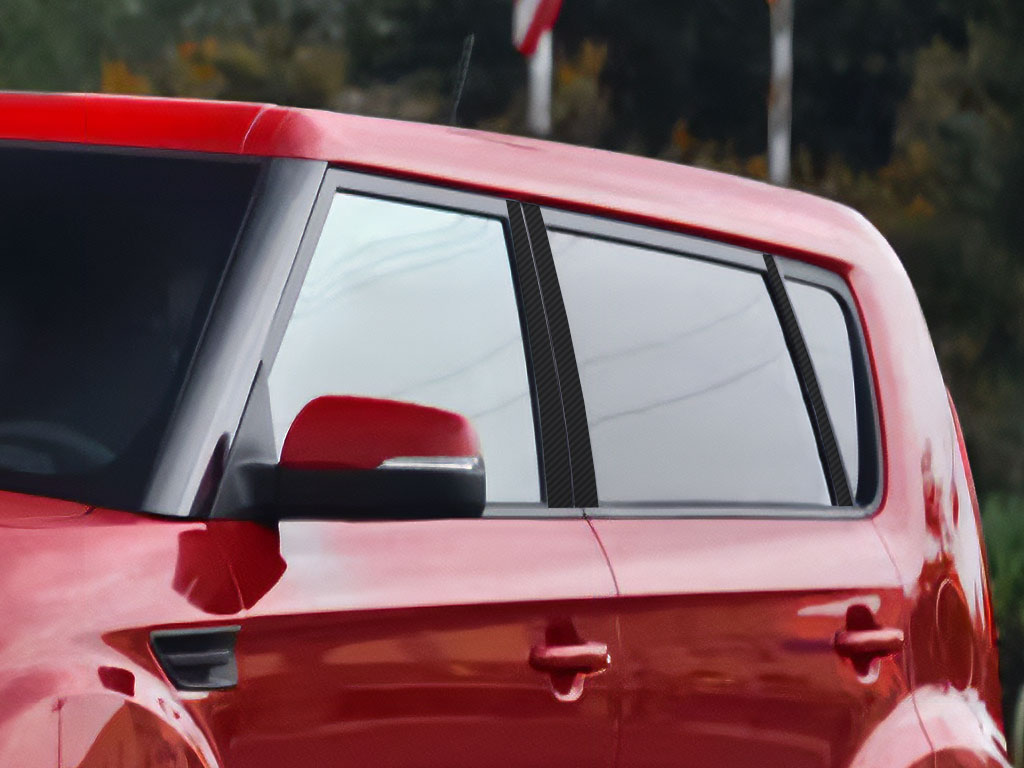 Rtrim™ Kia Soul 2010-2013 Carbon Fiber Pillar Post Trim