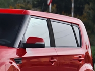 Kia Soul 2010-2013 Gloss Black Pillar Trim Diagram