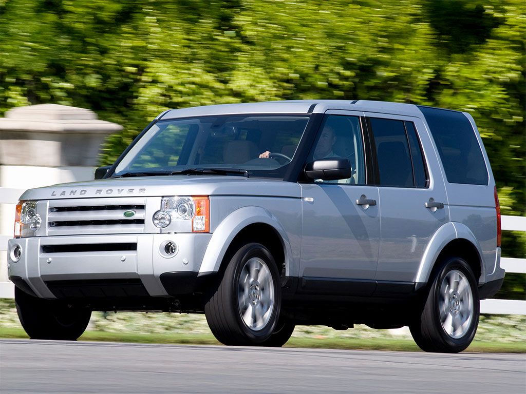 Land Rover LR3 2005-2009 Brushed Aluminum Black Pillar Trim