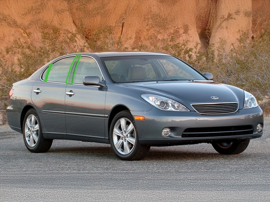 Lexus ES 2002-2006 Pillar Post Trim Installation Location