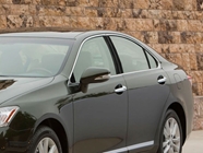 Lexus ES 2007-2012 Brushed Aluminum Black Pillar Trim Diagram