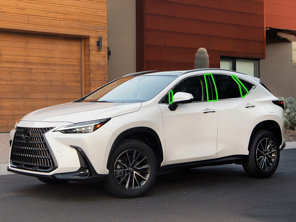 Lexus NX 2022-2024 Pillar Post Trim Installation Location