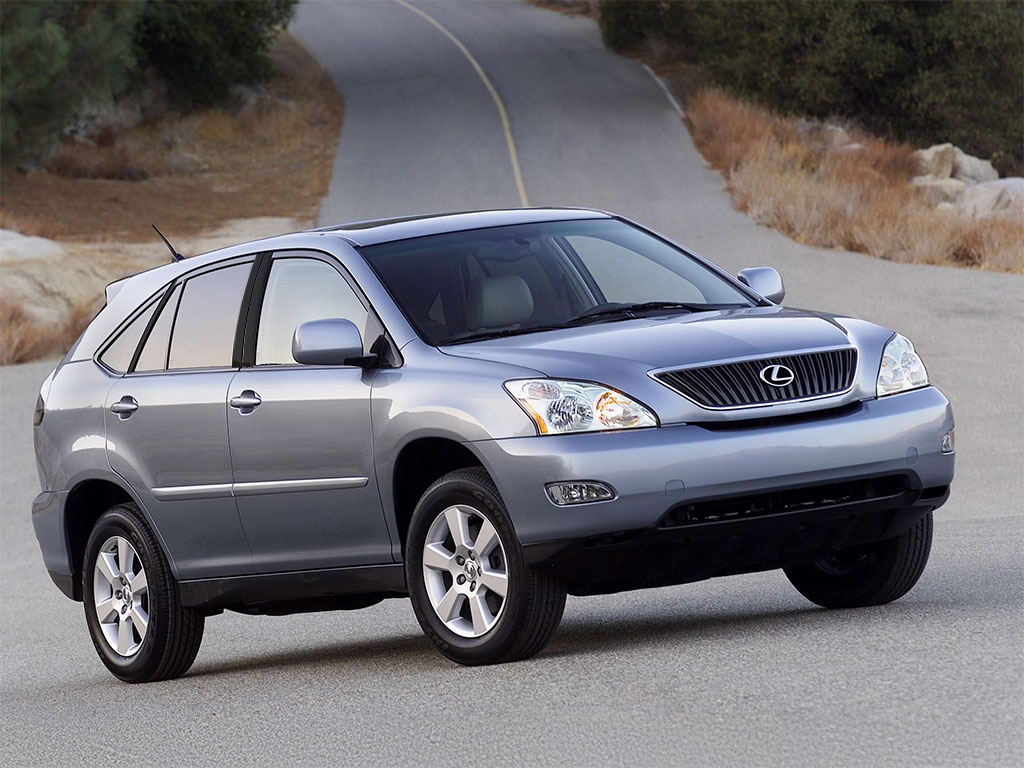 Lexus RX 2004-2009 Piano Black Pillar Trim