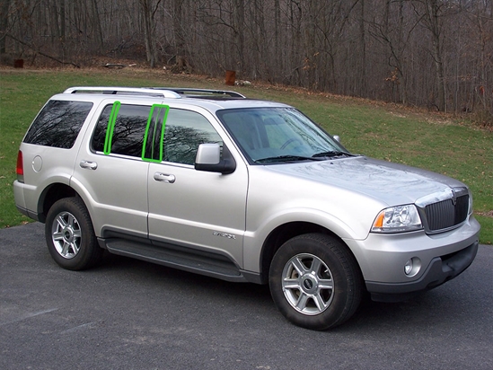 Lincoln Aviator 2003-2005 Pillar Post Trim Installation Location