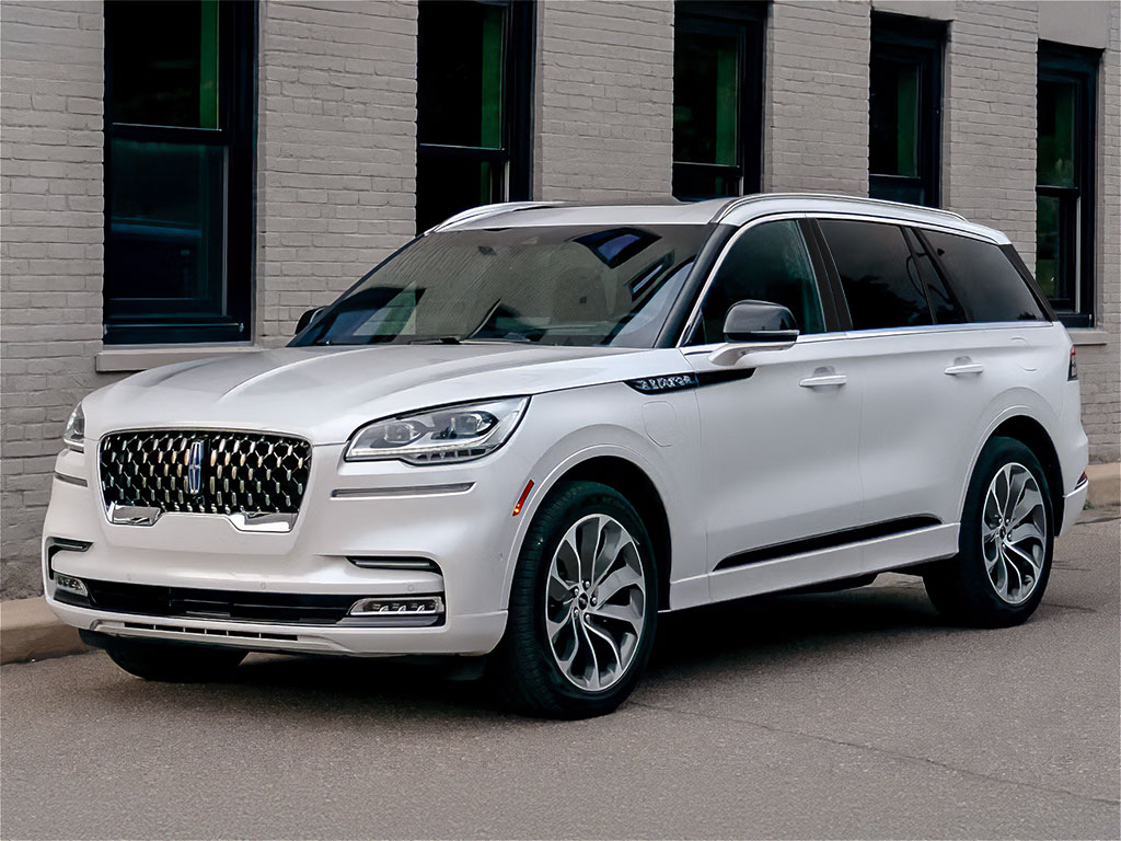 Lincoln Aviator 2020-2023 Matte Black Pillar Trim