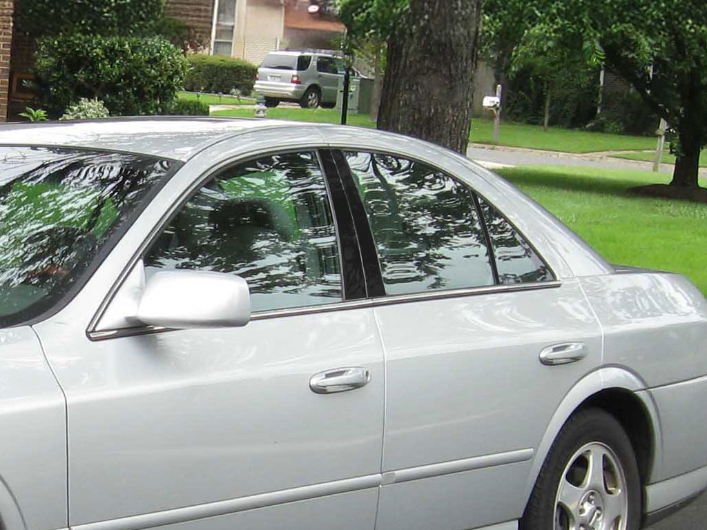 Lincoln LS 2000-2006 Matte Black Pillar Trim Diagram