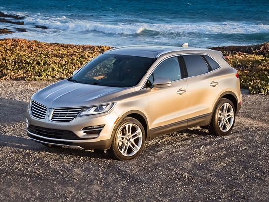 Lincoln MKC 2015-2019 Matte Black Pillar Trim