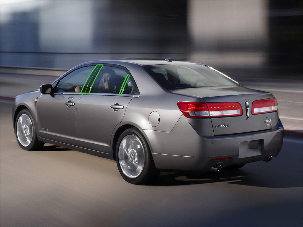 Lincoln MKZ 2007-2012 Pillar Post Trim Installation Location