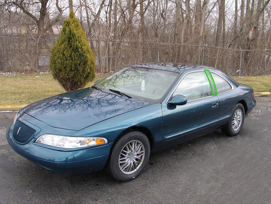 Lincoln Mark VIII 1993-1998 Pillar Post Trim Installation Location