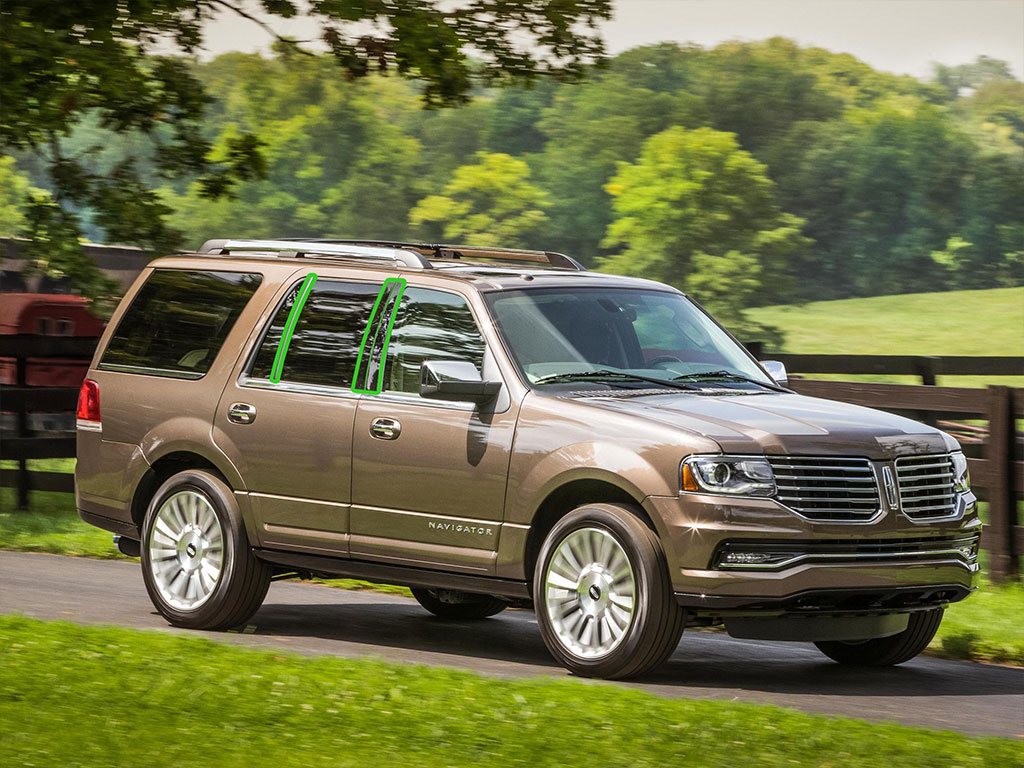 Lincoln Navigator 1998-2017 Pillar Post Trim Installation Location