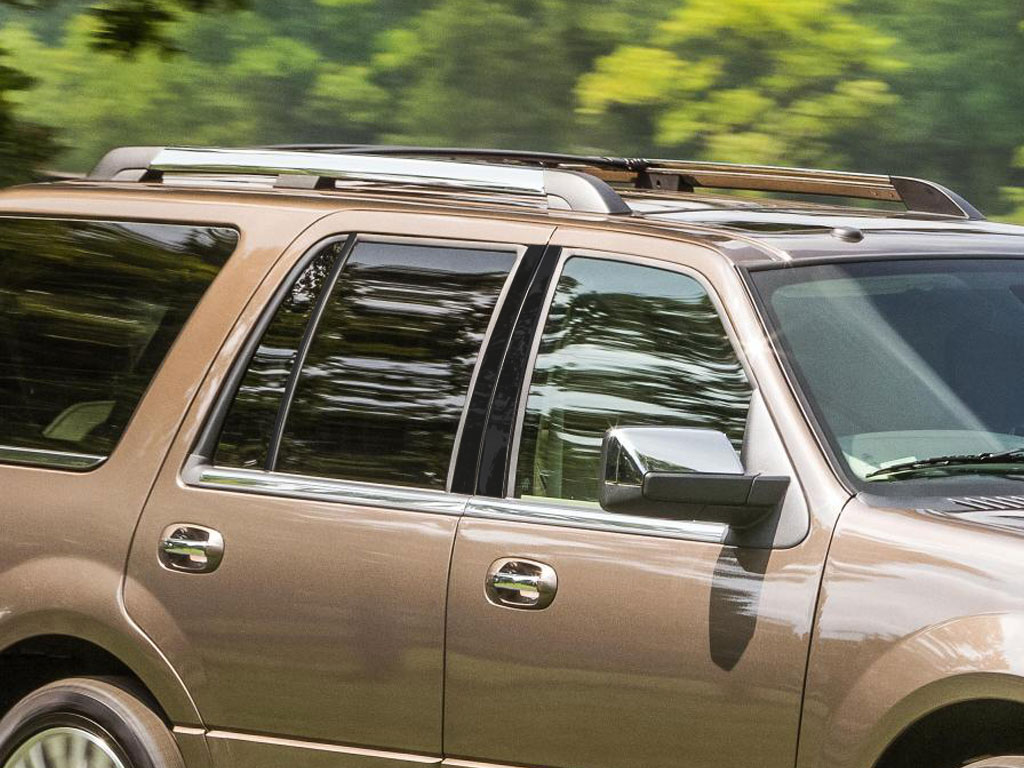 Lincoln Navigator 1998-2017 Gloss Black Pillar Trim Diagram