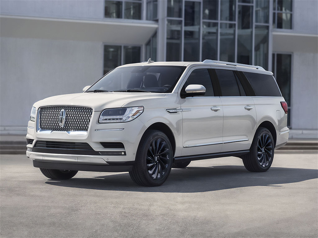 Lincoln Navigator 2018-2024 Matte Black Pillar Trim