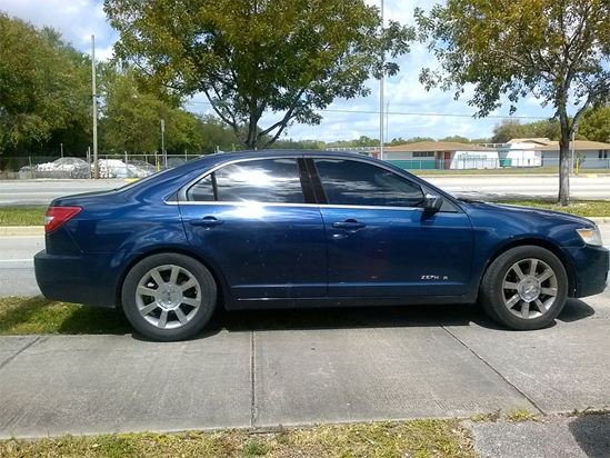 Lincoln Zephyr 2006-2006 Matte Black Pillar Trim