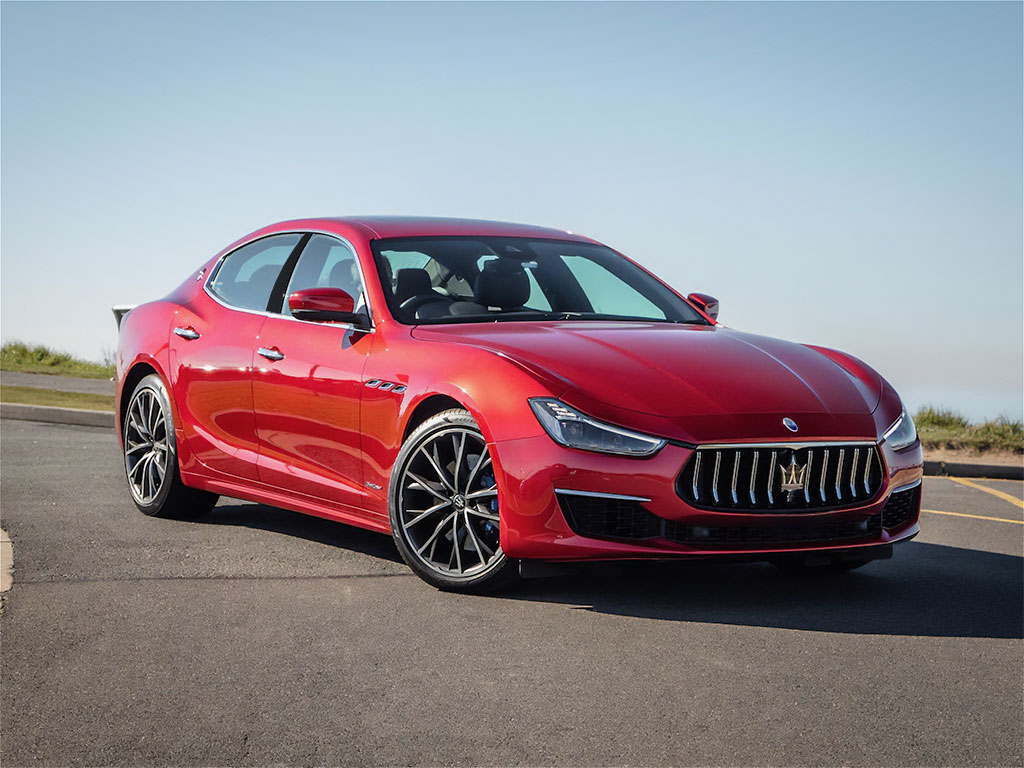 Maserati Ghibli 2022-2023 Carbon Fiber Pillar Trim