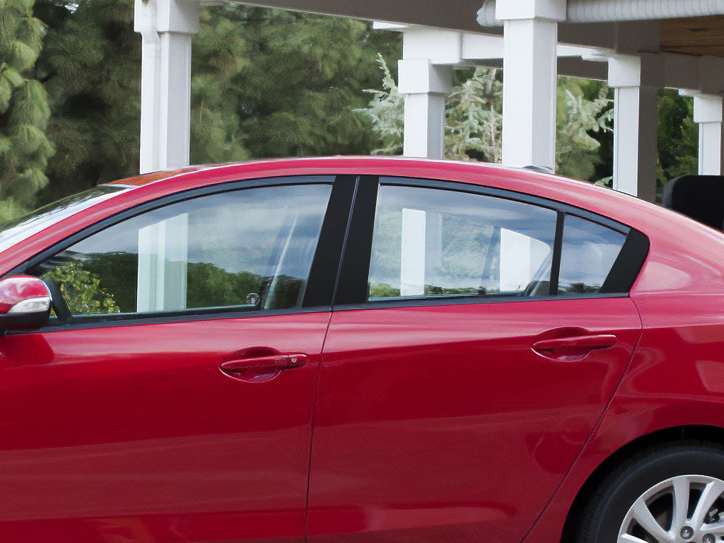 Mazda Mazda3 2010-2013 Sedan Gloss Black Pillar Trim Diagram