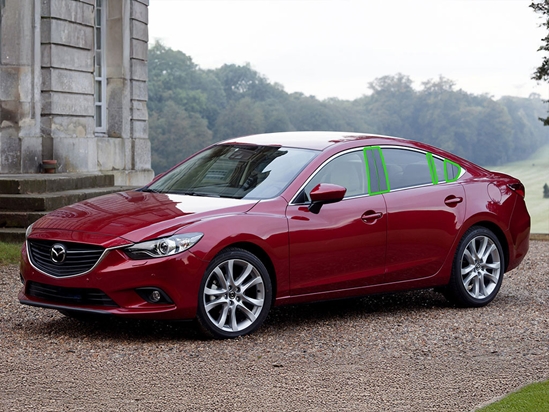 Mazda Mazda6 2009-2013 Pillar Post Trim Installation Location