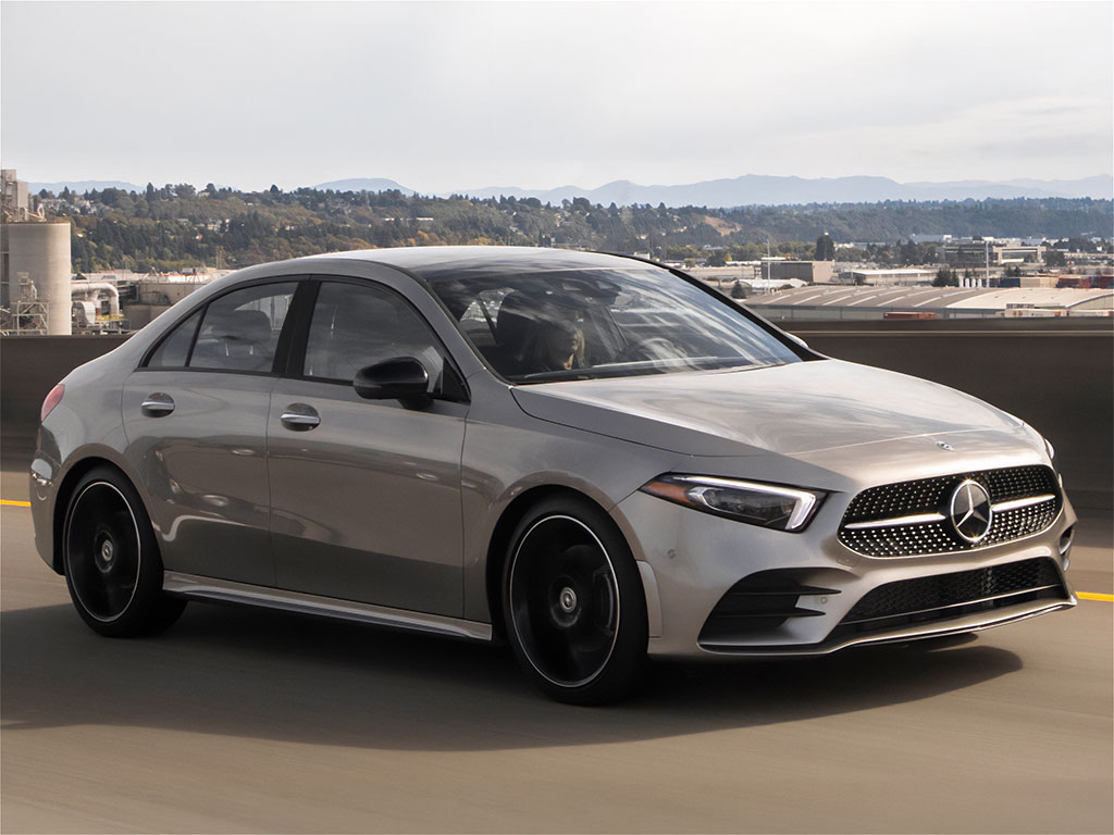 Mercedes-Benz A-Class 2019-2022 Matte Black Pillar Trim