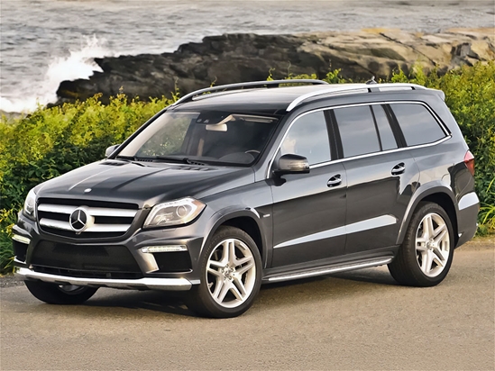 Mercedes-Benz GL-Class 2013-2015 Piano Black Pillar Trim