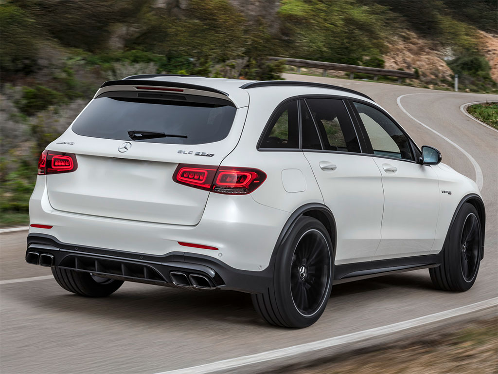 Mercedes-Benz GLC-Class 2016-2022 Matte Black Pillar Trim