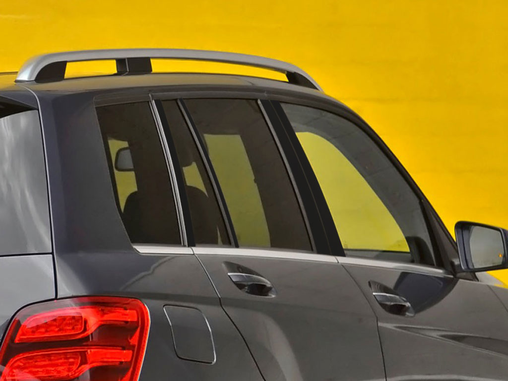 Rvinyl™ Mercedes-Benz GLK-Class 2010-2015 Matte Black Pillar Covers