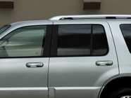 Mercury Mountaineer 2002-2010 Gloss Black Pillar Trim Diagram