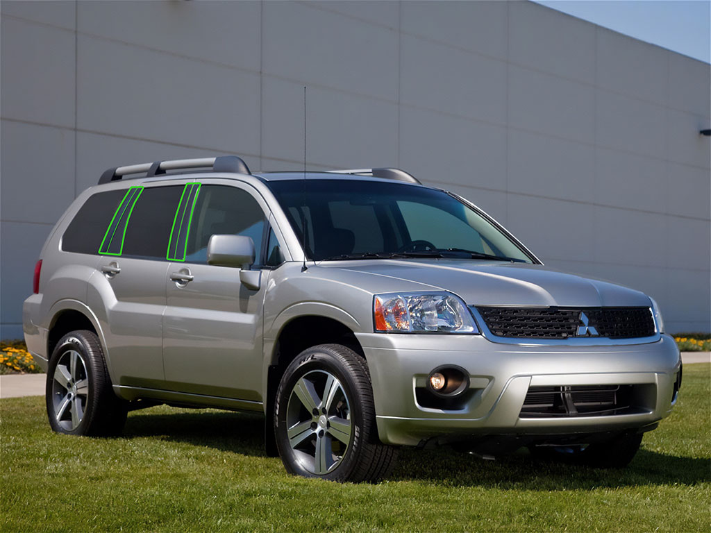 Mitsubishi Endeavor 2004-2011 Pillar Post Trim Installation Location