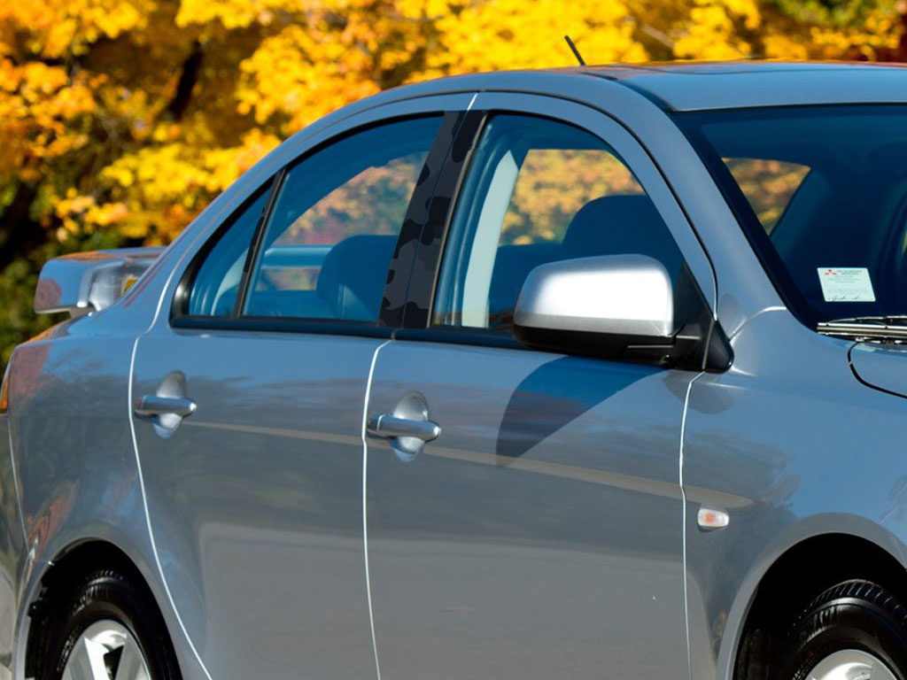 Mitsubishi Lancer 2002-2007 Sedan Camo Pillar Trim Diagram