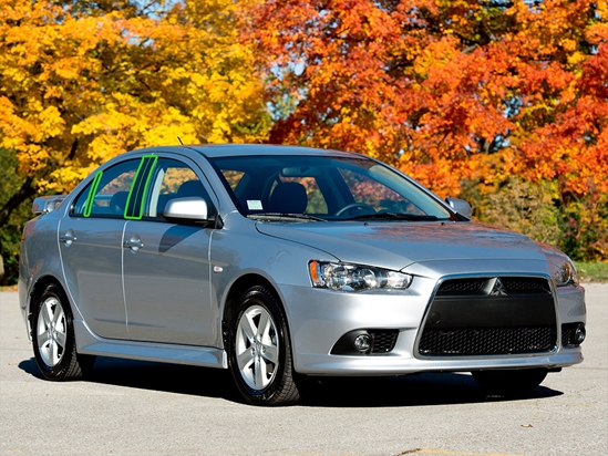 Mitsubishi Lancer 2002-2007 Sedan Pillar Post Trim Installation Location