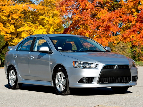 Mitsubishi Lancer 2002-2007 Sedan Carbon Fiber Pillar Trim